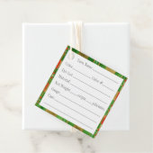 MACグレガータータンチェック2"スクエアヤーンラベル フェイバータグ (インサイチュ)