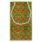 MACグレゴールタータンチェックスモール抱き枕 スモールペーパーバッグ (裏面)