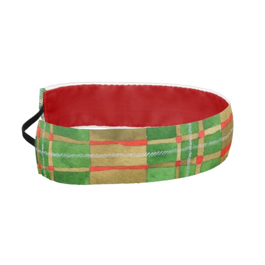 MACタータンチェックノンヘッドバスリップまたは滑ることンドン アスレチックヘッドバンド (左)