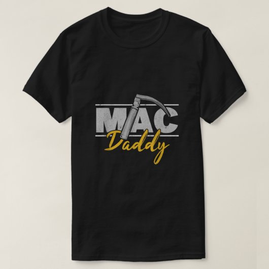 Macダディおもしろい麻酔科ファーザーズデイギフトLaryn Tシャツ (デザイン正面)