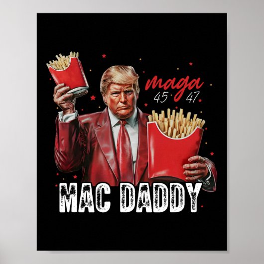 MacダディトランプFries Mega Donald Trump 202 ポスター (正面)