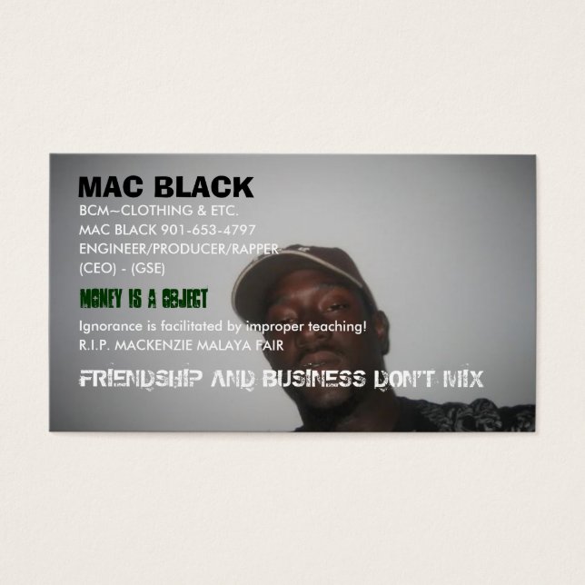 MACブラック、BCM～衣料品等、MACブラック… (正面)