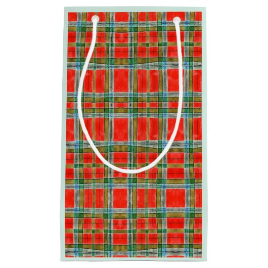 MACベインタータンチェックスモール抱き枕 スモールペーパーバッグ (正面)