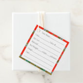 MACベインタータンチェック2"スクエアヤーンラベル フェイバータグ (インサイチュ)