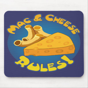 Mac及びチーズ規則のマウスパッド マウスパッド