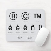 MAC特殊キャラクターショートカットマウスパッド マウスパッド (マウス)