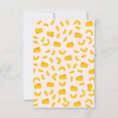 Mac·アンパーソナライズされたド·チーズのノート サンキューカード (裏面)