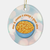 Mac&チーズクリスマスオーナメント セラミックオーナメント (左)