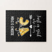 Mac&チーズシャおもしろいツMac&チーズ愛好者の贈り物 ジグソーパズル (横)