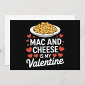 Mac&チーズバレンタインMacnチーズラバーギフト 招待状 (正面/裏面)