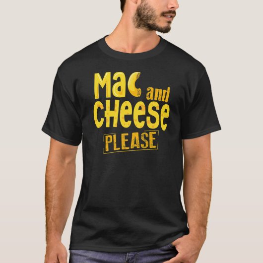 Mac&チーズフードMacNチーズMacチーズ Tシャツ (正面)