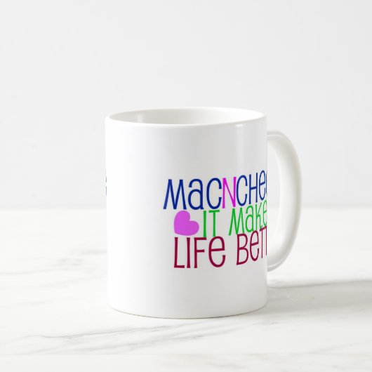 Mac&チーズライフ コーヒーマグカップ (正面右)