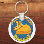 Mac&チーズルールキーチェーン キーホルダー (正面)