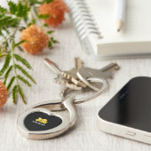 Mac And Cheese Better Together Fun Food Design  キーホルダー (側面)