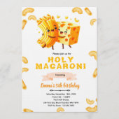 Mac and Cheese Birthday Invitation 招待状 (正面)