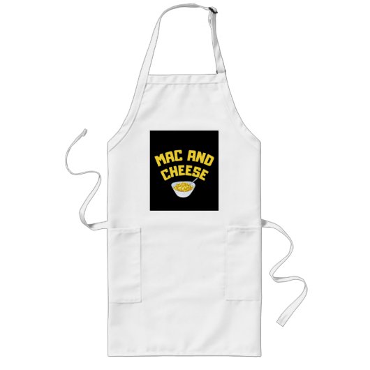Mac And Cheese| Macaroni And Cheese ロングエプロン (正面)