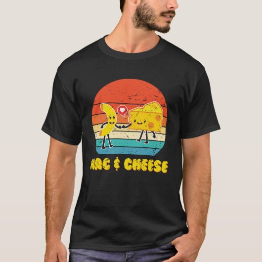Mac & Cheese Love Food Costume Cute Veggie Tシャツ (正面)