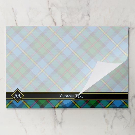 Mac' clan MacLeod a' tartan glas fhiach, ペーパーパッド (折り畳み)