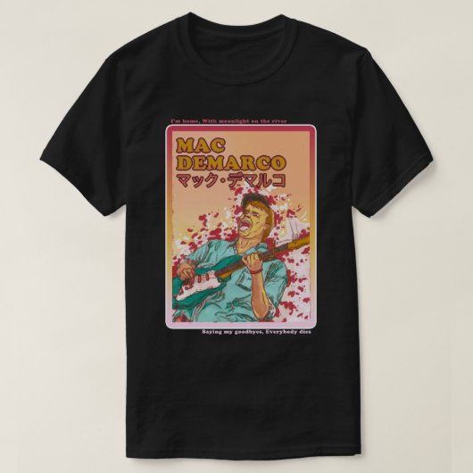 Mac DeMarco Classic T-Shirt Tシャツ (デザイン正面)