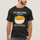 mac・Nチーズマカロニのパスタを食べに来た Tシャツ (正面)