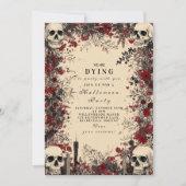 Macabre Candlelight Gothic Soirée 招待状 (正面)