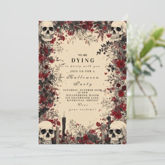 Macabre Candlelight Gothic Soirée 招待状 (スタンド正面)