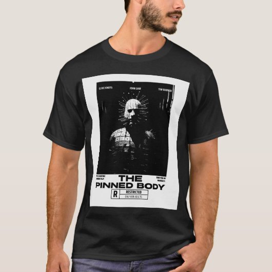 _Macabre_Pinned_不気味_デザイン_ Tシャツ (正面)