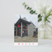 Macao temple view postcard ポストカード (スタンド正面)