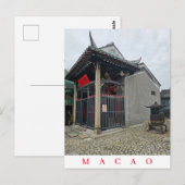Macao temple view postcard ポストカード (正面/裏面)