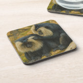 Macaque Bond – Grooming Ritual コースター (左側)