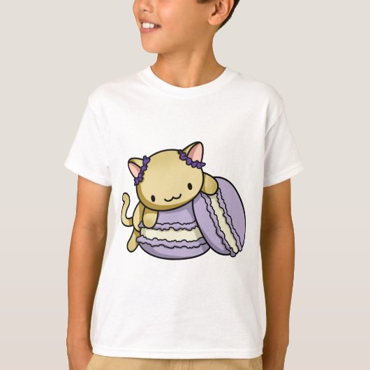 Macaronの子猫 Tシャツ (正面)