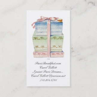 macaron箱の積み重ね 名刺