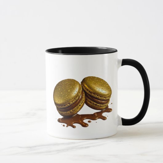 Macaron doré chic マグカップ (右)