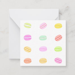 Macaron Thank You Noteカード ノートカード