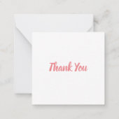 Macaron Thank You Noteカード ノートカード (裏面)