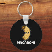 Macaroni Cheese Mac Kawaii Halloween Costume Coupl キーホルダー (正面)