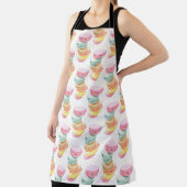 Macarons Dots All-Over Print Apron エプロン (インサイチュ)