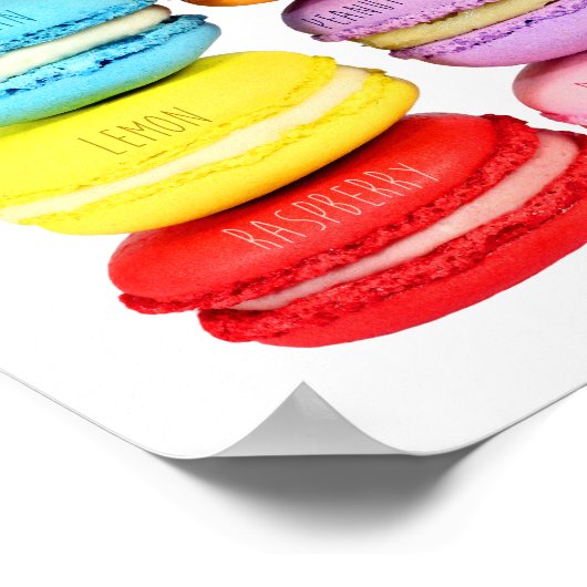 Macarons Poster ポスター (角)