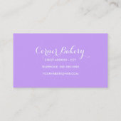 Macaroonのmacaronのフランスのなペーストリー作りの職人のパン屋のサービス係 名刺 (裏面)