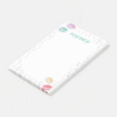 Macaroon Pastry Post it Notes ポストイット (アングル)
