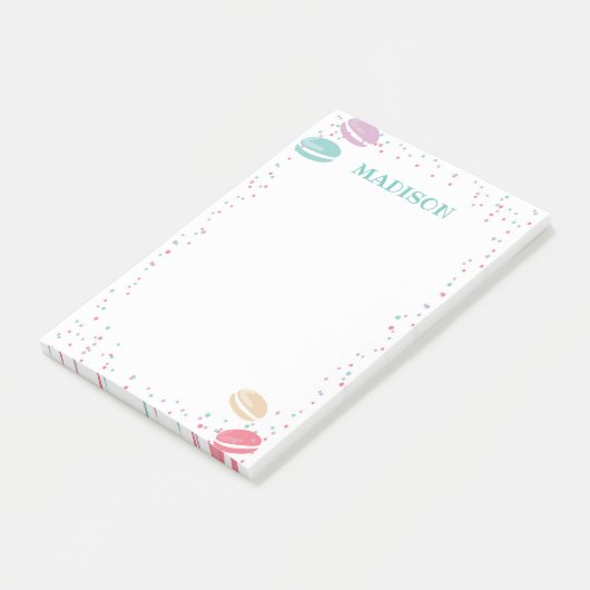 Macaroon Pastry Post it Notes ポストイット (アングル)