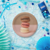 Macaroons/マカロンの紙皿 ペーパープレート (パーティー)