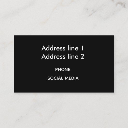 Macaroons. 名刺 (裏面)