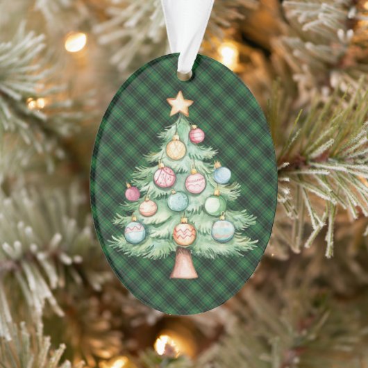 MacArthur Ancient  Scottish Tartan Christmas オーナメント (ツリー)