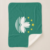Macau Flag シェルパブランケット (正面)