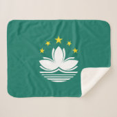 Macau Flag シェルパブランケット (正面(横))