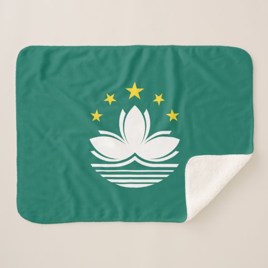 Macau Flag シェルパブランケット (正面(横))