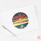 Macau Macauisch Deutsch Deutschland Baum Wurzel ラウンドシール (封筒)