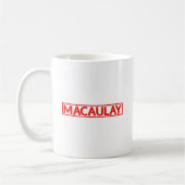 Macaulayのスタンプ コーヒーマグカップ (左)