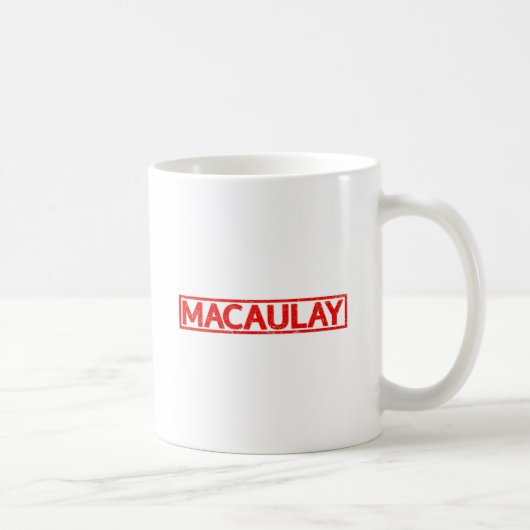 Macaulayのスタンプ コーヒーマグカップ (右)